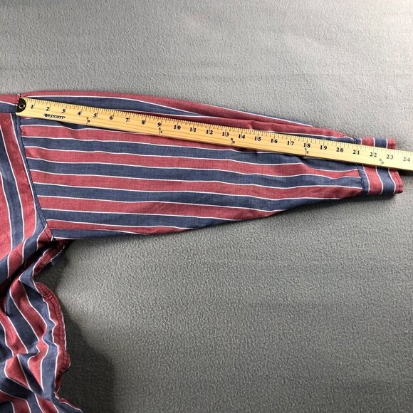 VTG Apparel Workshop Pinstripe Button Down Casual Shirt - Picture 8 of 9